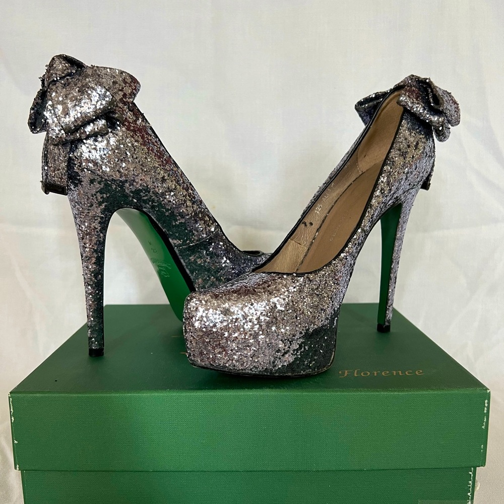 Lisa for Donald J. Pliner Glitter Heels